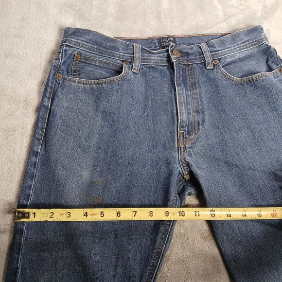J Crew The Sutton Jeans Lot (2) Mens 31x32 Blue Straight Dark Wash Preppy C9892 - Picture 9 of 12